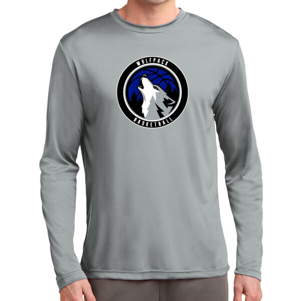 Wolfpack Basketball Long Sleeve PosiCharge Competitor Tee Thumbnail
