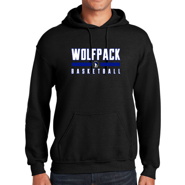 Wolfpack Basketball Heavy Blend Hooded Sweatshirt Thumbnail